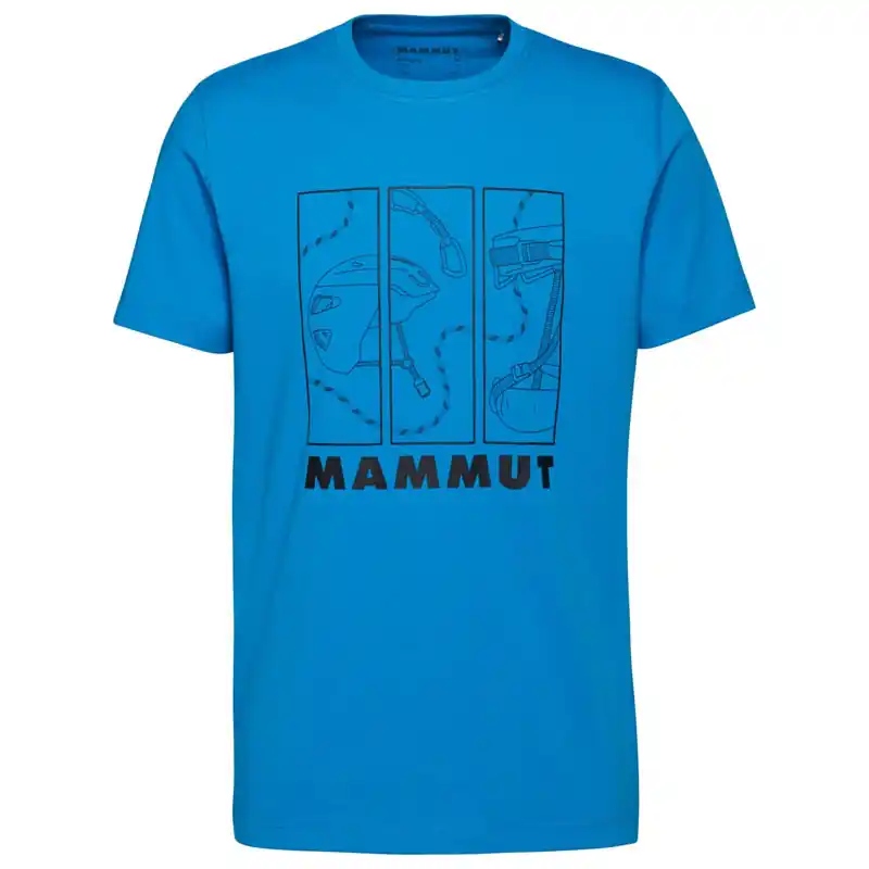 triko MAMMUT CORE T-Shirt Men GEAR Glacier Blue - Velikost oblečení M Dokud Zásoby Vydrží