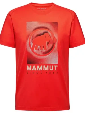 Aktuální triko MAMMUT TROVAT T-Shirt Men Mammut Red - Velikost oblečení XL
