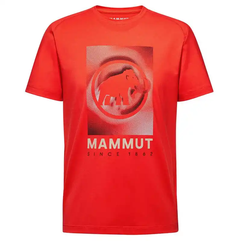 Aktuální triko MAMMUT TROVAT T-Shirt Men Mammut Red - Velikost oblečení XL