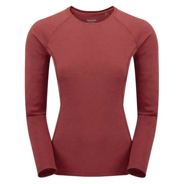 Nízká Cena triko MONTANE Womens DART LONG SLEEVE T-Shirt Uluru Red
