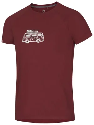 Výhodná Nabídka triko OCÚN RAGLAN T Men Wine Merlot Van - Velikost oblečení XL