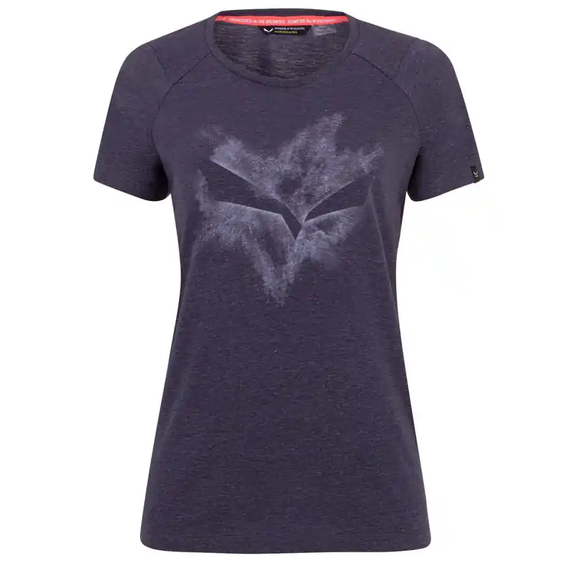 triko SALEWA PURE CHALK DRY W T-Shirt Navy Blazer Melange Výprodej