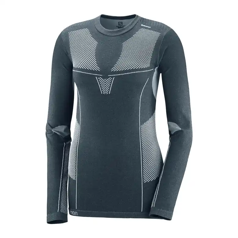 Novinka triko SALOMON Primo Warm Seamless Tee W Night Sky L