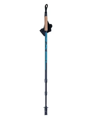 EXEL NORDIC WALKER Adj Alu / Evo Black/Cyan, teleskopické nordic walking hole Nejlepší Volba