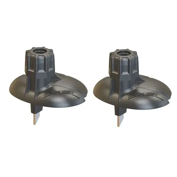 EXEL Avenger2 QCB basket 10 x 50 mm set BLACK, náhradní košíčky Víkendová Akce