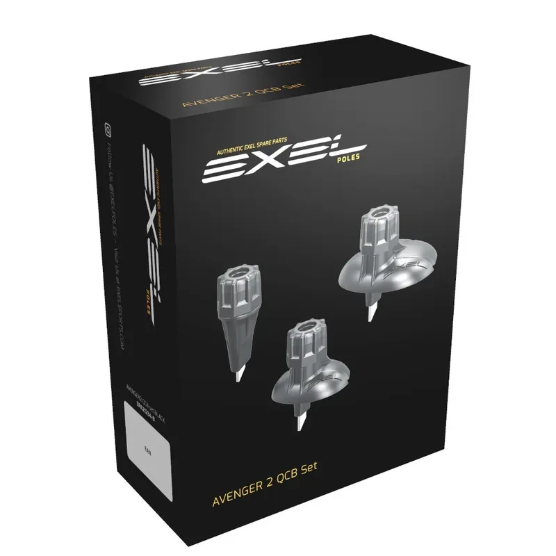 EXEL Avenger2 QCB Full set BLACK, sada náhradních košíčků a bodců Výprodej