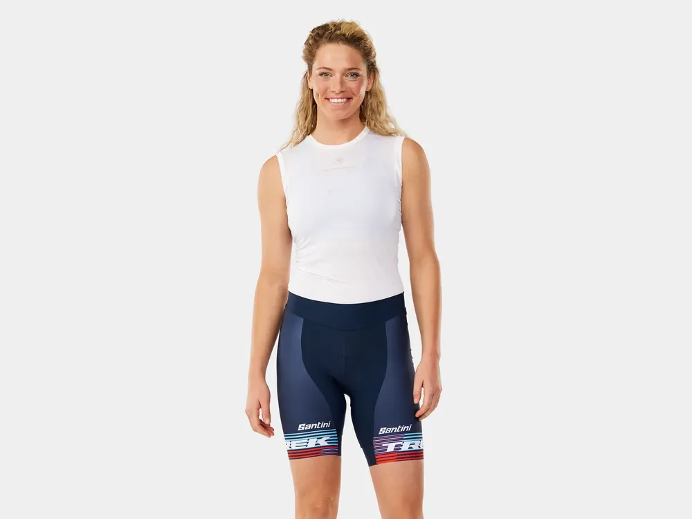 Santini Trek Factory Racing Womens Team Replica Short M tmavě modrá Nízká Cena