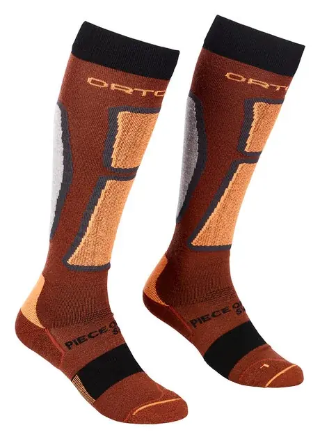 Cenově Výhodný Ortovox Ski Rock‘n‘Wool Long Socks 45/47 oranžová