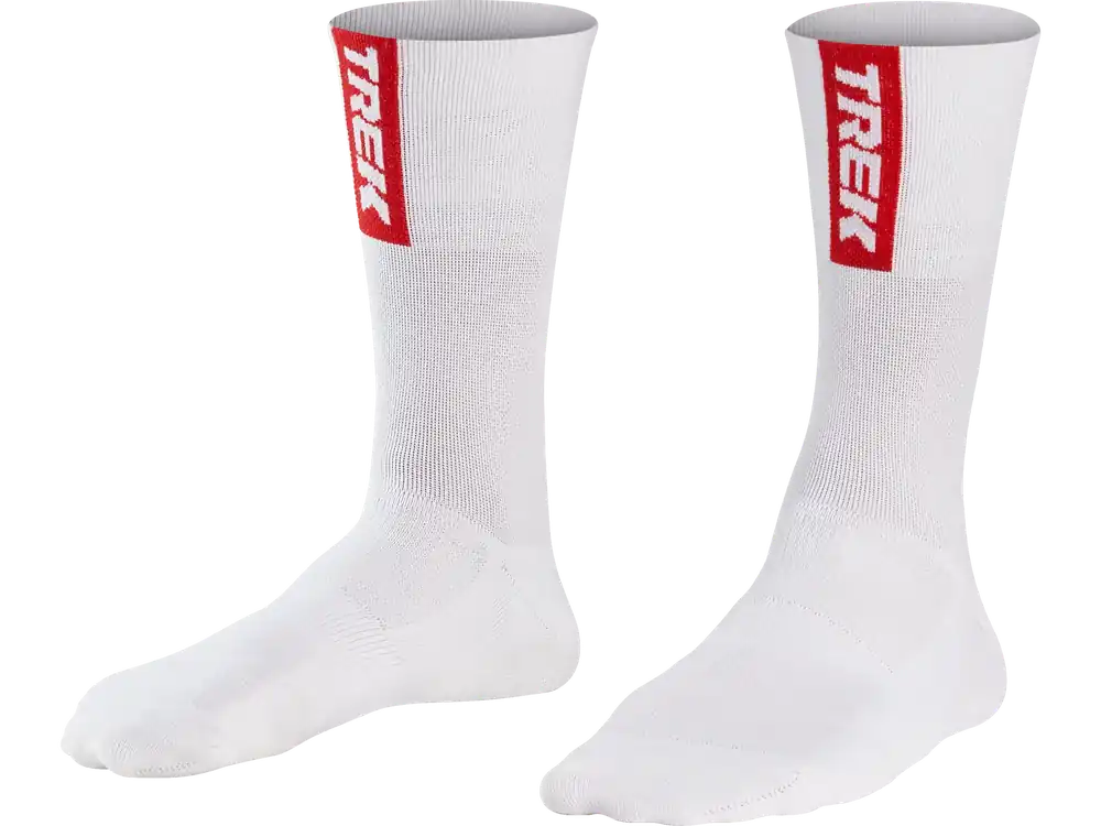 Must-Have Pánské cyklistické ponožky Trek-Segafredo XL/XXL bílá/červená