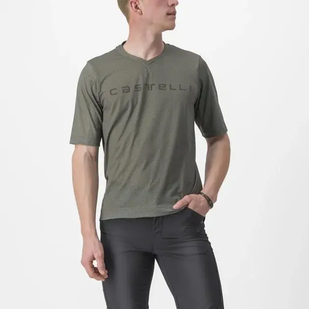 Castelli Trail Tech Tee 2 M šedá Speciální Cena