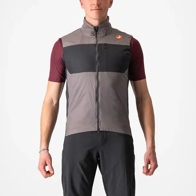 Castelli Unlimited Puffy Vest XXL šedá/černá Nová Kolekce