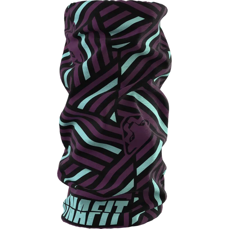 Dynafit Logo Neck Gaiter UNI fialová/tyrkysová Sleva