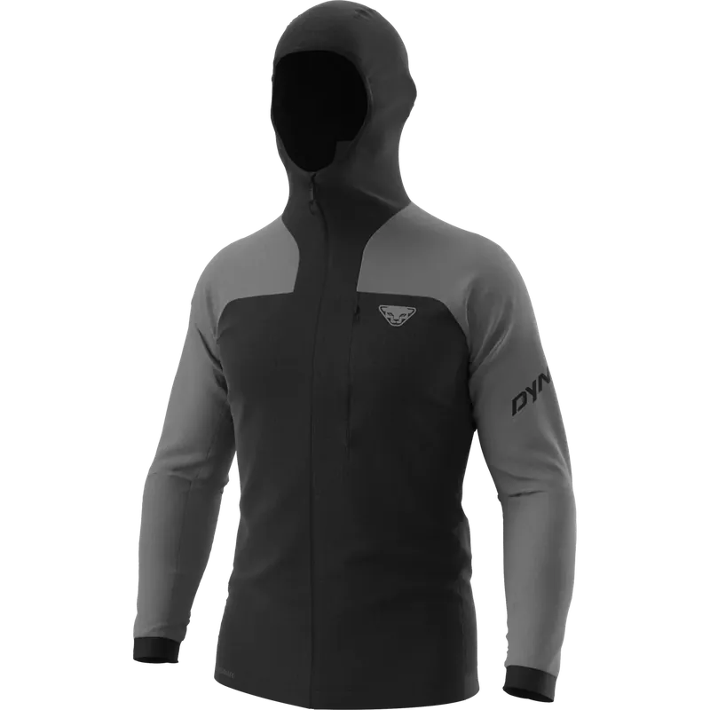 Aktuální Dynafit Speed Polartec® Hooded Jacket Men_x005F_x005F_x005F_x000D_ XL šedá/černá