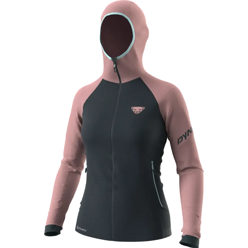 Koupit Online Dynafit Speed Polartec® Hooded Jacket Woman_x005F_x005F_x005F_x000D_ M černá/růžová