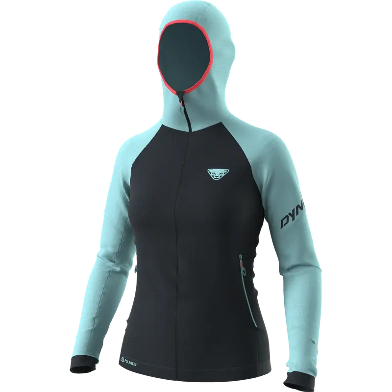 Přímo Od Výrobce Dynafit Speed Polartec® Hooded Jacket Woman_x005F_x005F_x005F_x000D_ XS tyrkysová/černá