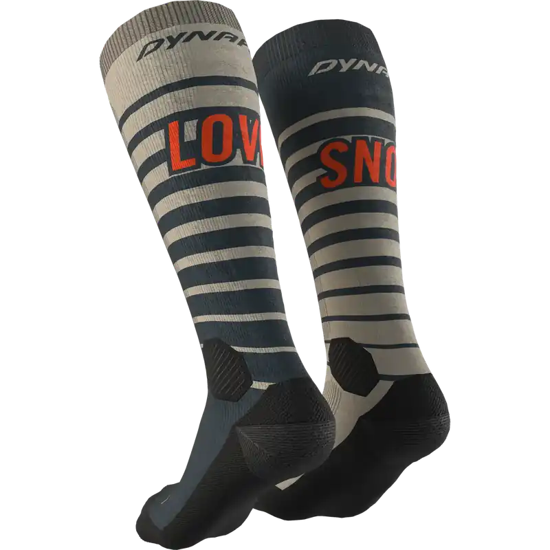 Dynafit FT Graphic Socks 39-42 khaki/černá Omezená Nabídka