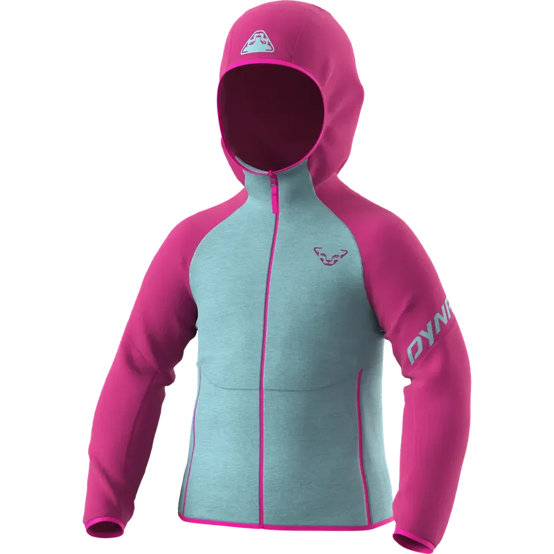 Sleva Dynafit Youngstar Polartec® Hooded Jacket Kids 128 růžová/modrá