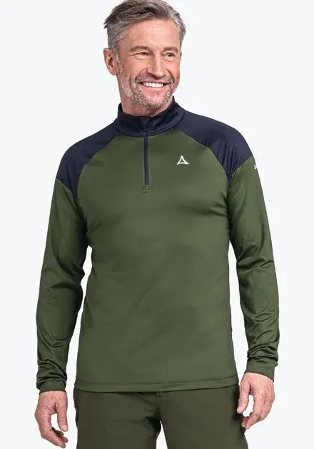 Levný Schöffel Longsleeve Lenggries M 52 zelená