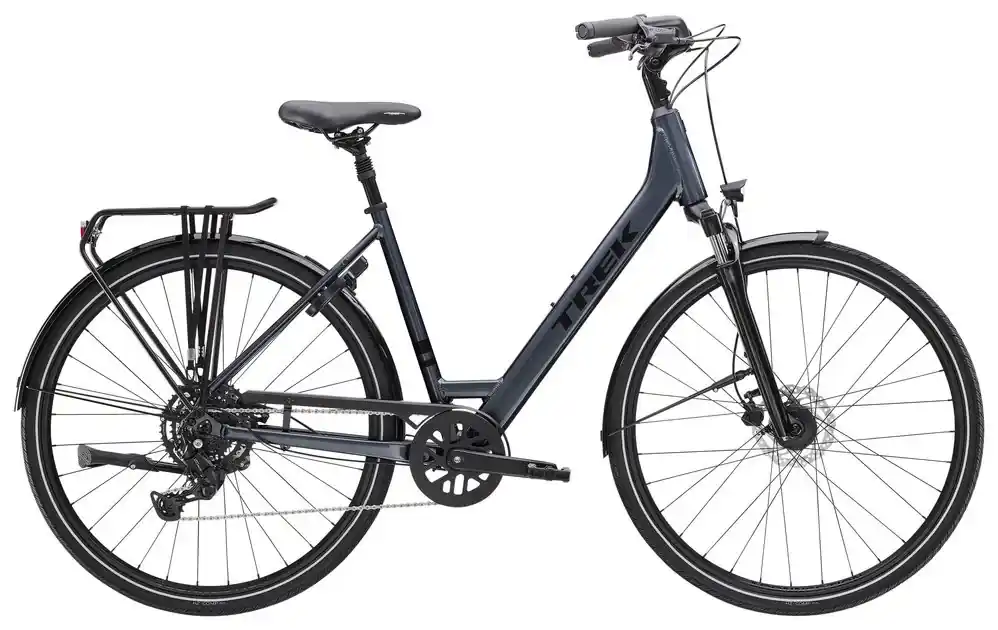 Trek Verve 2 Equipped Lowstep S šedá Vrácení Zdarma