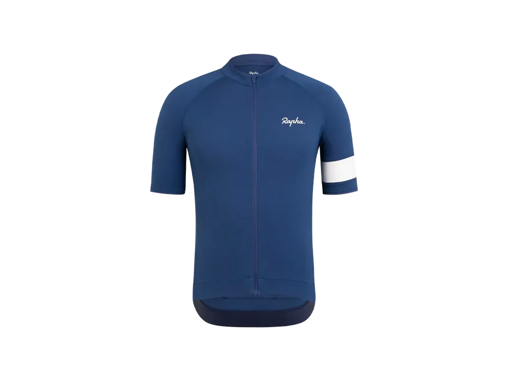 Sleva Cyklistický dres Rapha Core XXL modrá