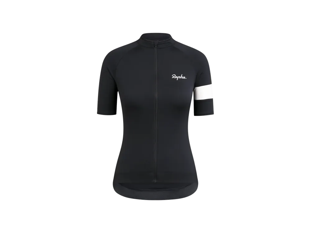 Sleva Dámský cyklistický dres Rapha Core M černá