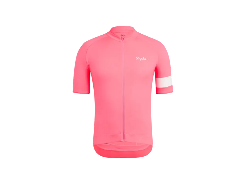 Cyklistický dres Rapha Core XXL růžová Cenově Výhodný