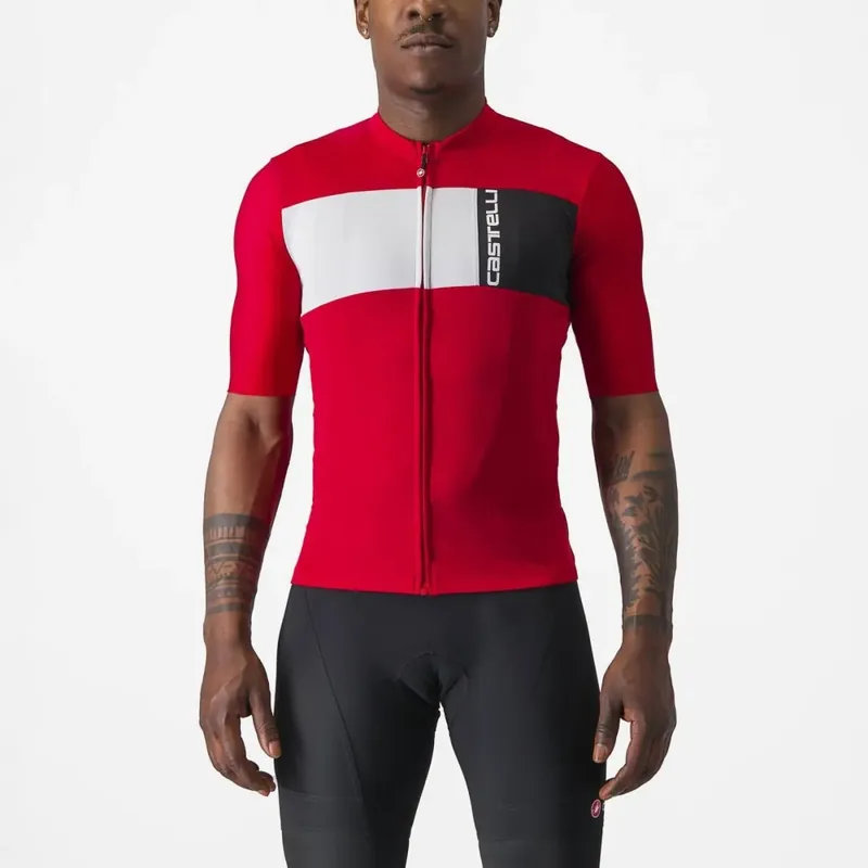 Castelli Prologo 7 Jersey XL červená/šedá Top Prodej