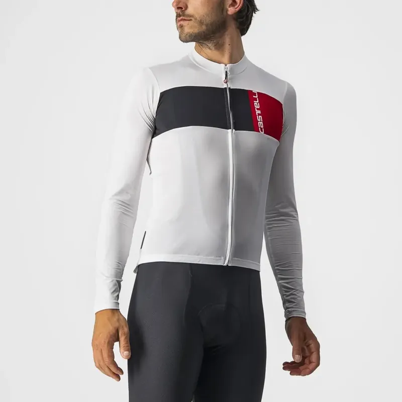 Vrácení Zdarma Castelli Prologo 7 LS Jersey XL bílá/černá