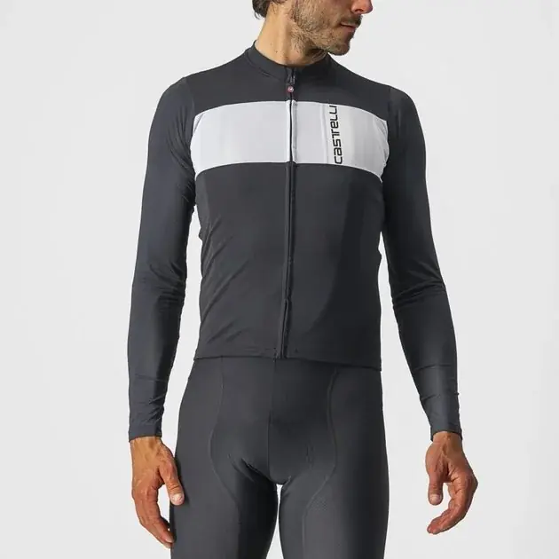 Akce Castelli Prologo 7 LS Jersey M černá/bílá