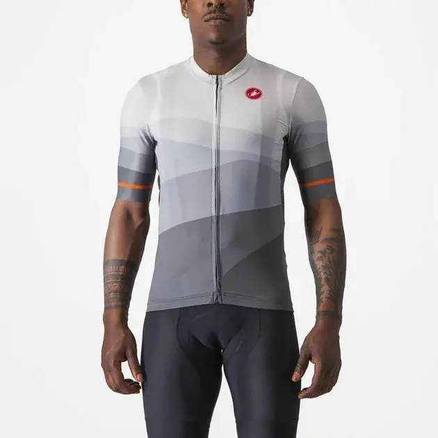 Castelli Orizzonte Jersey XXL šedá/bílá Sezónní Sleva