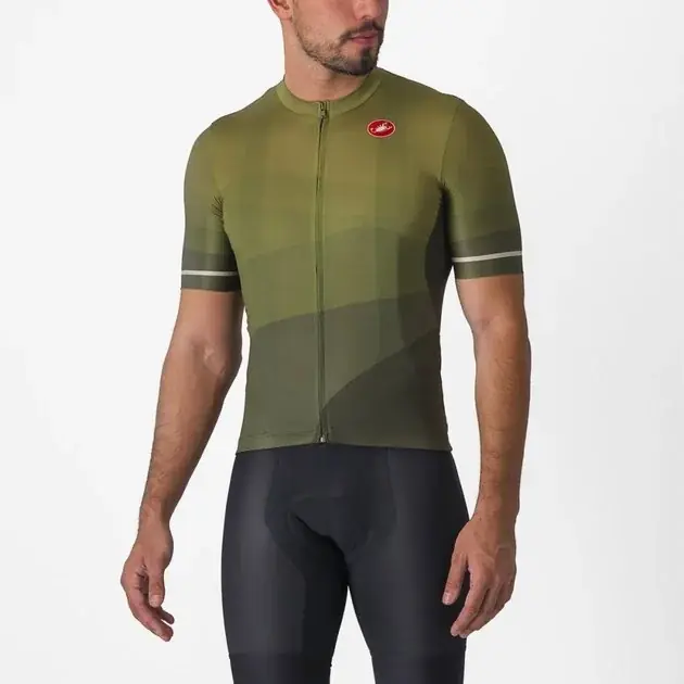 Castelli Orizzonte Jersey 3XL zelená/šedá Zlevněný