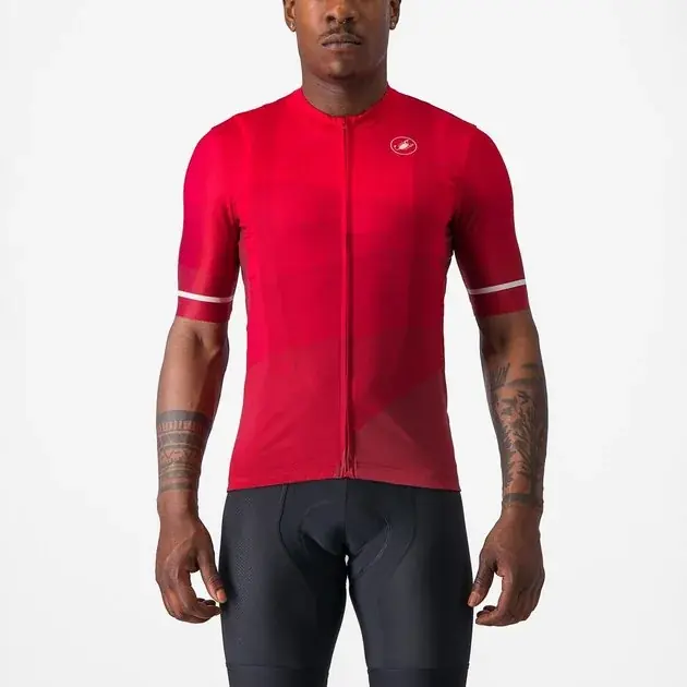 Castelli Orizzonte Jersey M červená/bílá Poslední Šance
