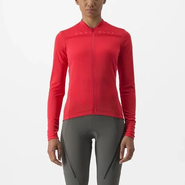 Castelli Anima 4 Jersey W S červená Rychlé Dodání
