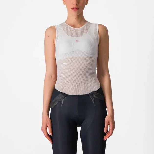 Novinka Castelli Pro Mesh W Sleeveless S bílá
