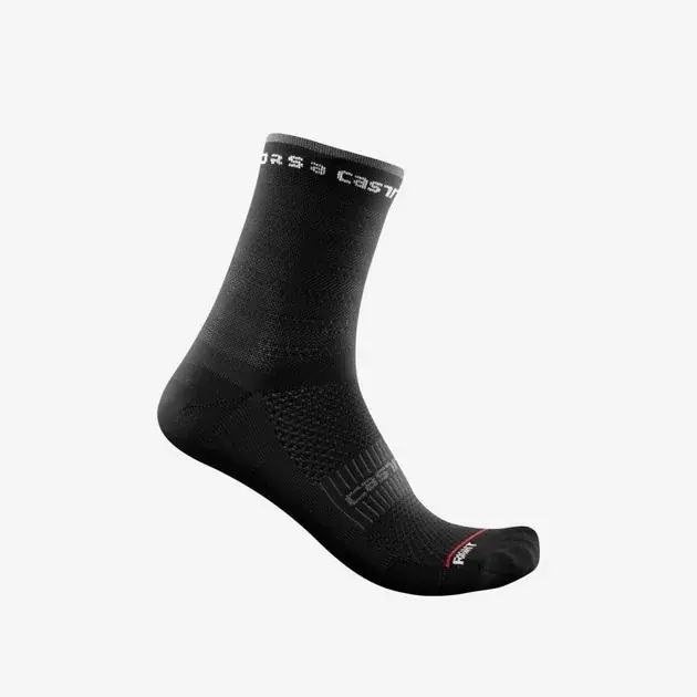 Jen Po Omezenou Doba Castelli Rosso Corsa W Socks L/XL černá