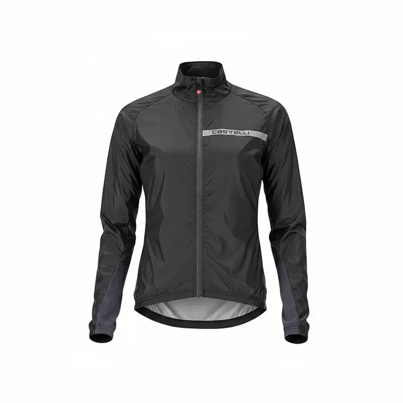 Castelli Squadra Stretch W Jacket S černá/šedá Oblíbený