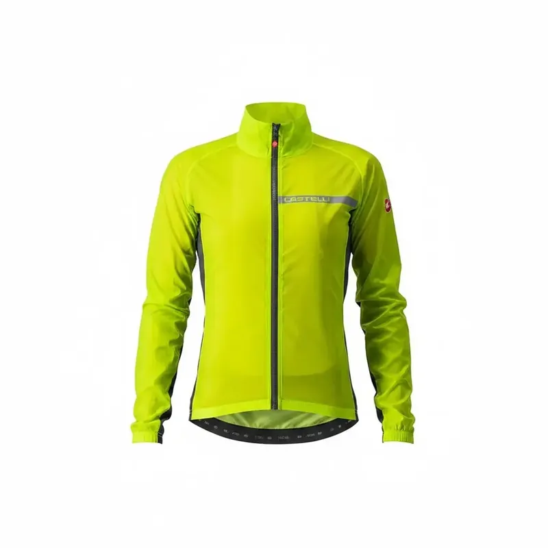 Castelli Squadra Stretch W Jacket XL žlutá/šedá Kup Teď