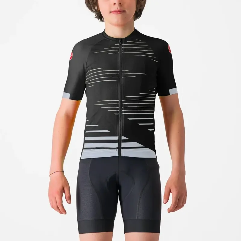 Castelli Aero Kid Jersey 6 černá/šedá Ověřený