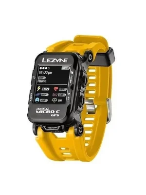 Lezyne MICRO C GPS WATCH Yellow černá Dokud Zásoby Vydrží