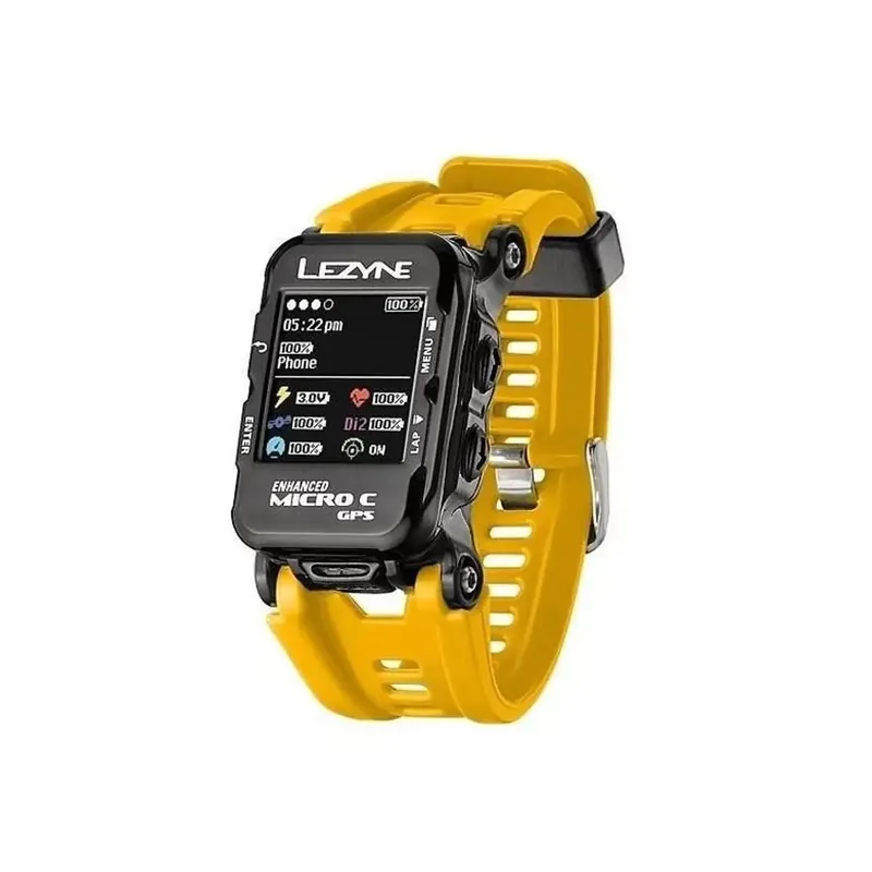 Lezyne MICRO C GPS WATCH Yellow černá Dokud Zásoby Vydrží