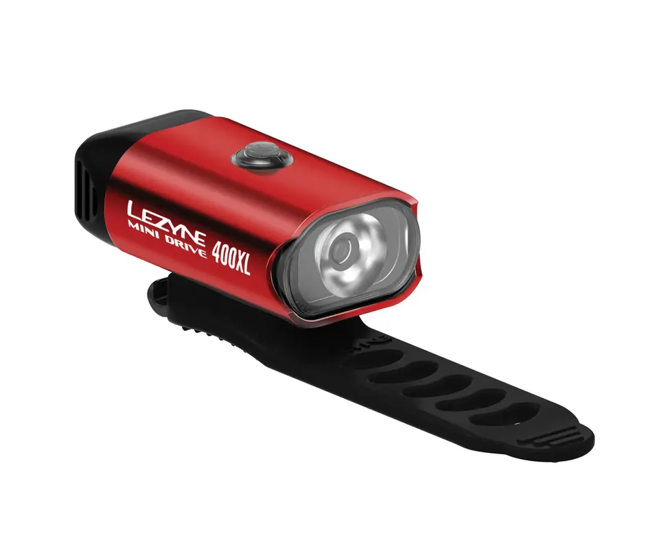 Lezyne MINI DRIVE 400 červená/černá Oblíbený