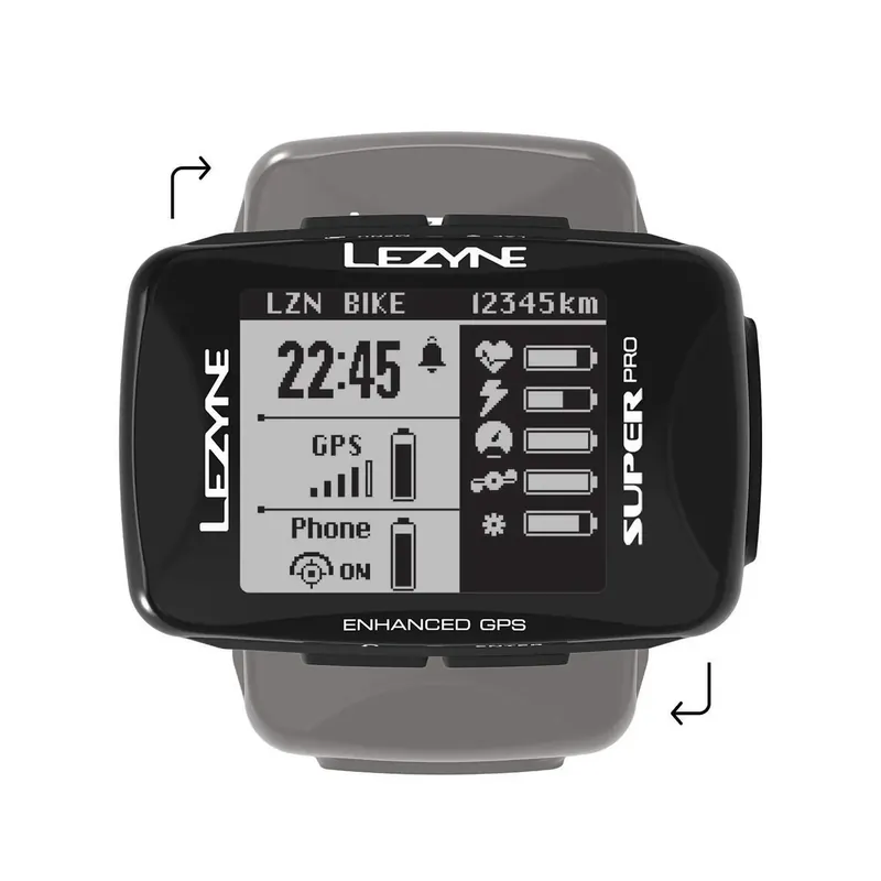 Oblíbený Lezyne SUPER PRO GPS černá