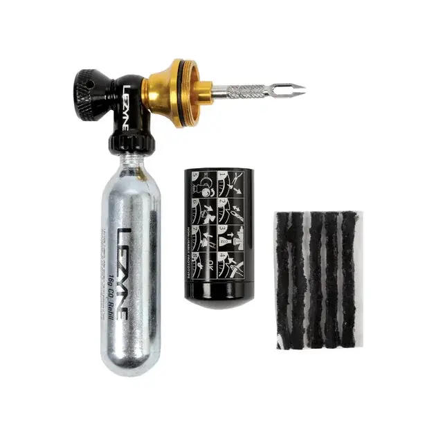 Lezyne TUBELESS CO2 BLASTER černá/multicolor Sezónní Sleva