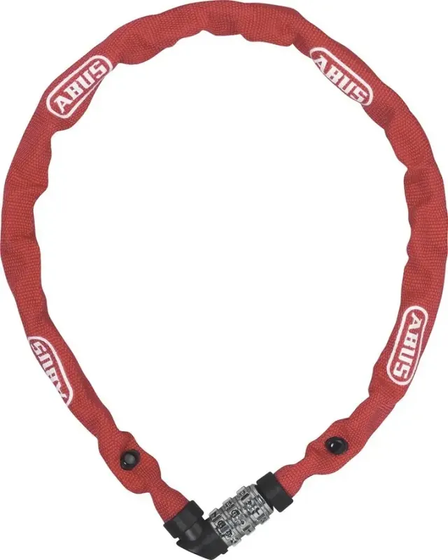Abus řetěz se zámkem1200/110 110 červená Cenová Bomba