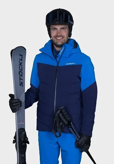 Stöckli Skijacket RACE S tmavě modrá/modrá Super Cena