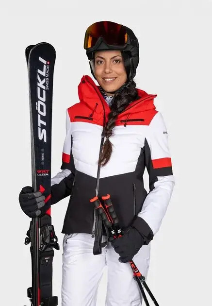 Rychlé Dodání Stöckli Skijacket Performance 34 bílá/červená