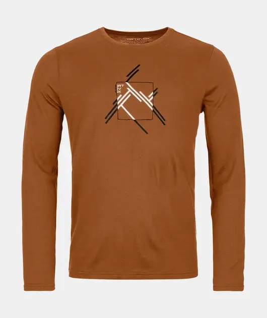 Ortovox 185 Merino Mtn Cutout Ls XL hnědá Nakupujte Hned
