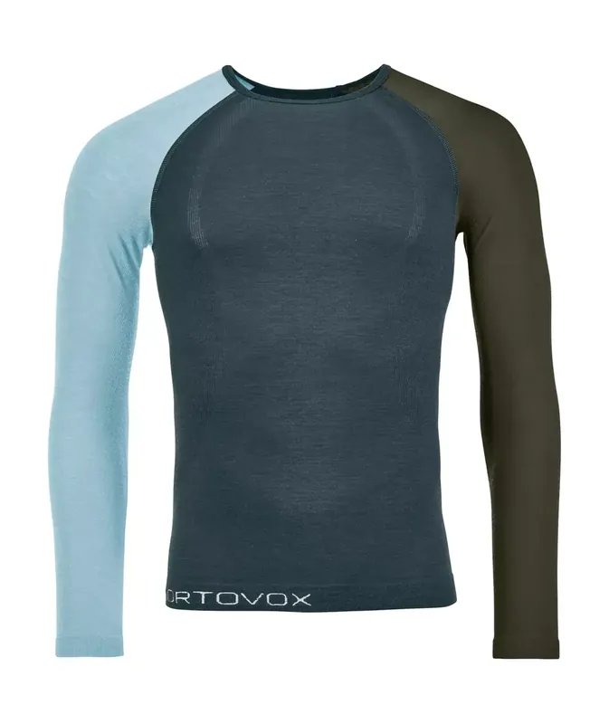 Vrácení Zdarma Ortovox 120 Competition Light Long Sleeve M XL modrá/zelená