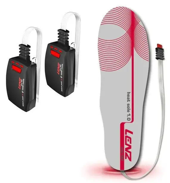 Lenz Vložky do bot Heat Sole 1.0 + Lithium Pack Insole RCB 1200 UNI šedá/červená Top Prodej