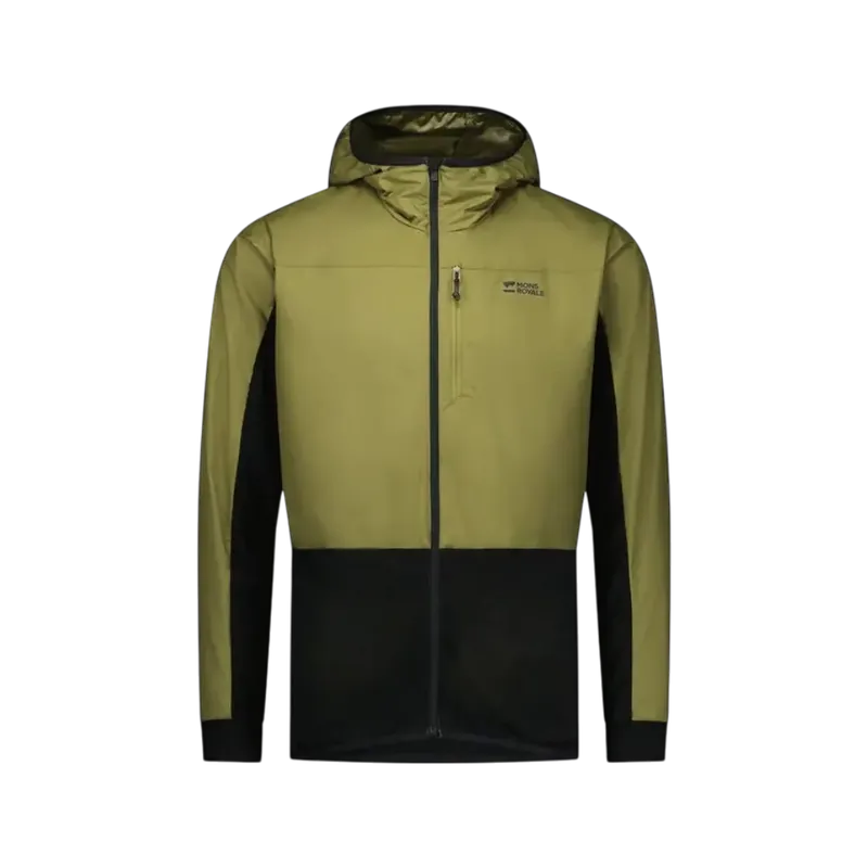 Levný Mons Royale Diversion Merino Wind Jacket XXL zelená/černá